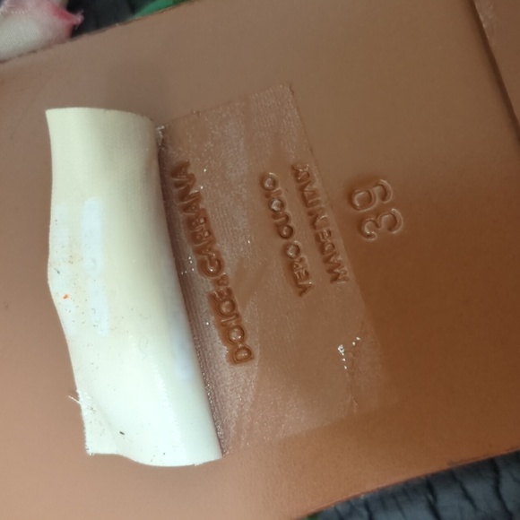 AUTHENTIC DOLCE & GABBANA FAUX GRASS WRAP UP FLORAL SANDALS SIZE 39 - Picture 6 of 7